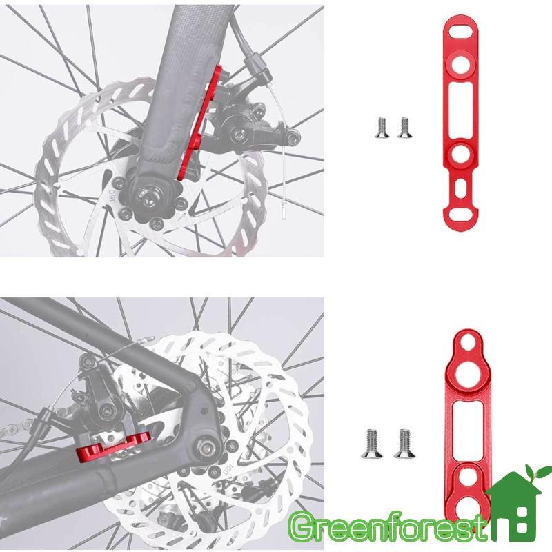 greenfor Conjunto Suporte Conversão Freio A Disco Para Bicicletas, Liga Alumínio, À Corrosão