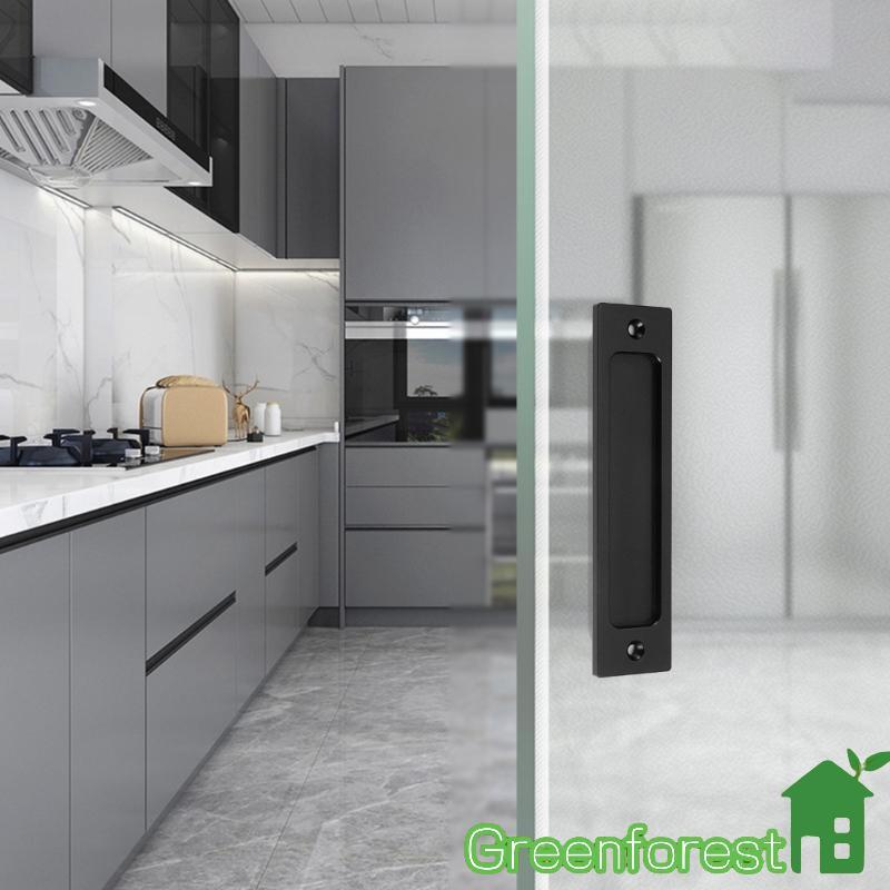 greenfor 2 Unidades Ligas Zinco Quadradas Alças Resistentes À Corrosão Puxadores Armário