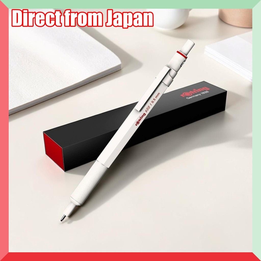 Rotring Mechanical Pencil Pearl White 600 2158795 0.5mm rOtring Mechanical Pencil Luxury Writing Instrument Stationery M