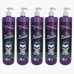 kit 5 Shaving Vans Beards 1kg Profissional - Barba Suave Sem Irritações - Envio Imediato