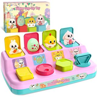 Brinquedos Interativos Pop Up Letapapa para Crianças Pequenas, Brinquedos de Páscoa para Crianças Pequenas, Presentes de