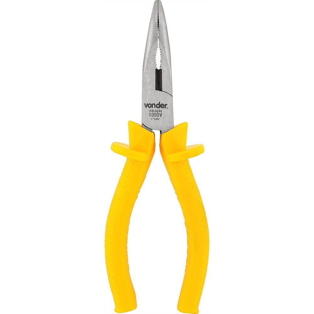 Alicate Bico Meia Cana Curvo 6" Isolado 1000V 1 Peça Vonder
