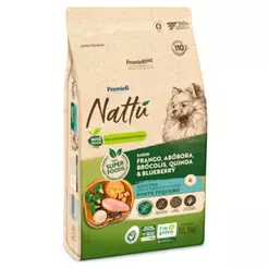 Ração Premier Nattu 10,1kg Cães Adultos Raças Pequenas Frango e Abóbora