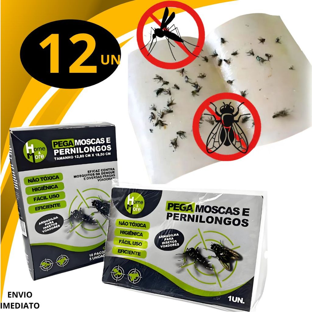 Cola Pega Mosca Adesiva Armadilha para Insetos Sem Cheiro Fácil Inseticida