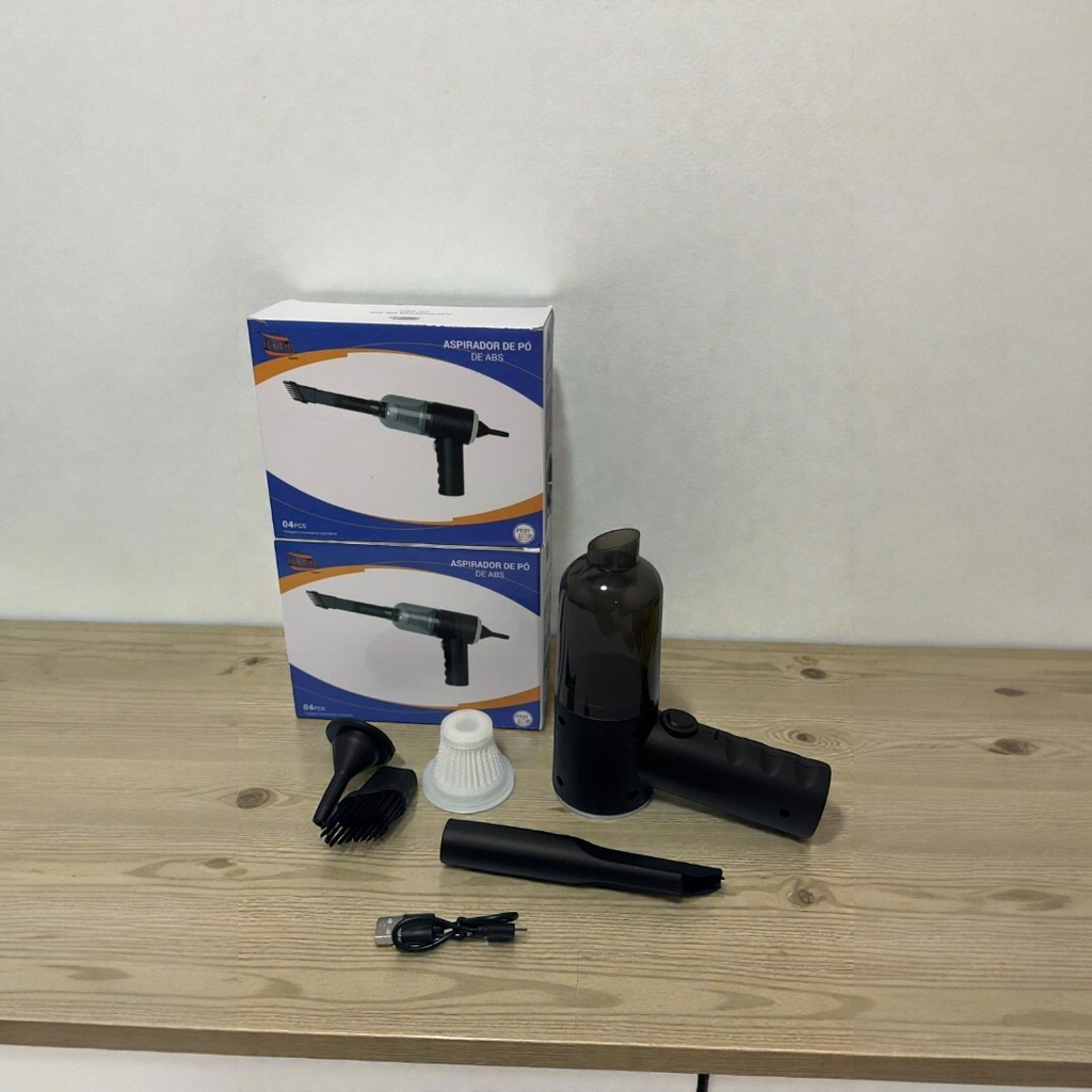 Mini Aspirador Portátil 3 em 1 Sem Fio USB Recarregável Potente ,Domesticos  Dia a Dia
