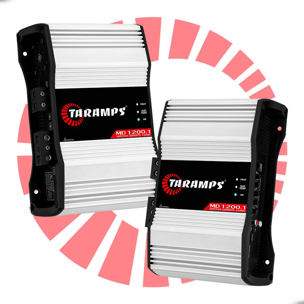 Módulo Amplificador Taramps MD1200.1 Classe D 1 Canal 4 Ohms Potência 1200w RMS Digital — imagem 2 de 2