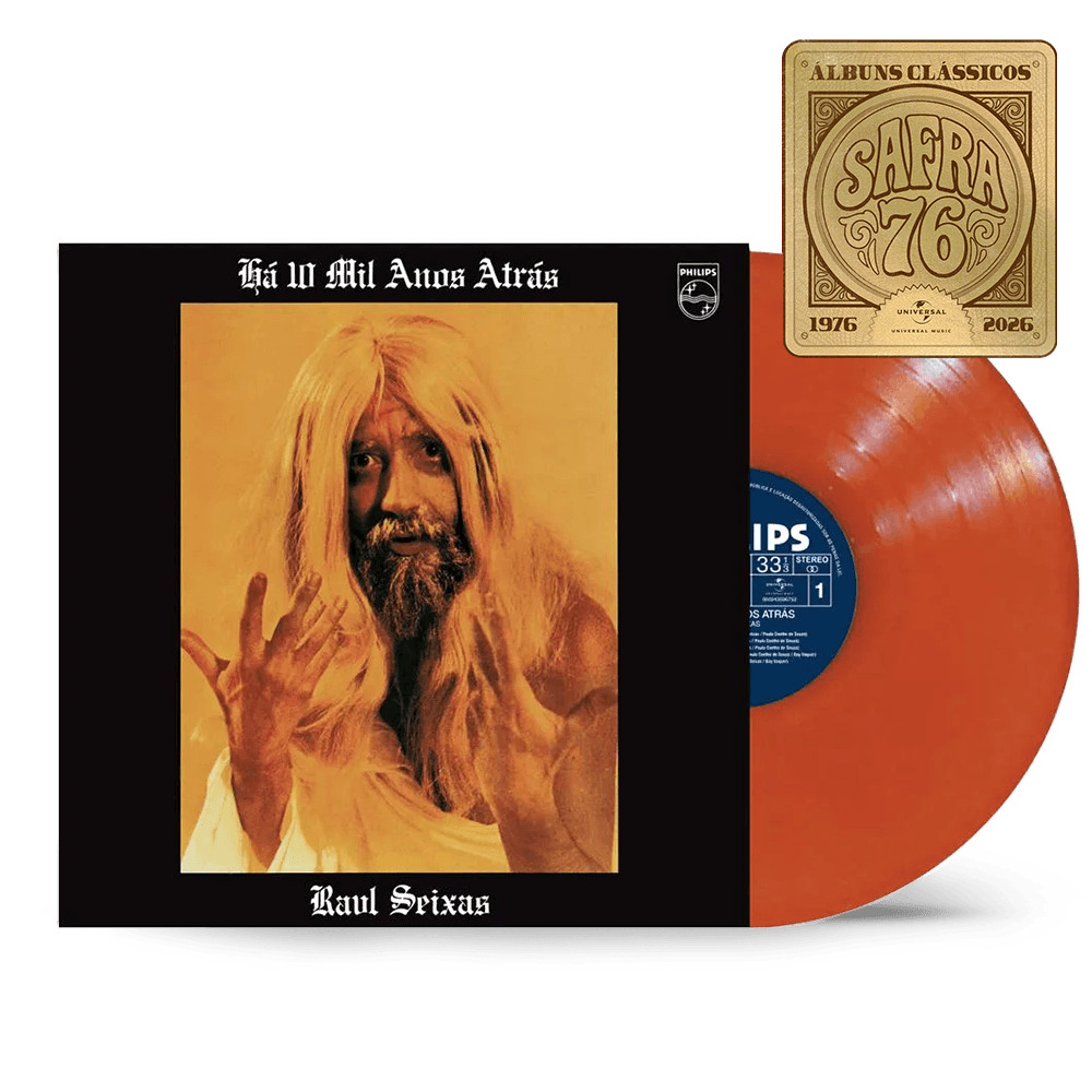 Vinil Raul Seixas - Há Dez Mil Anos Atrás (Laranja) em Oferta na Shopee