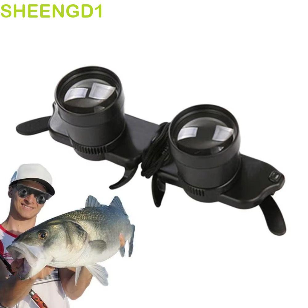 Binóculos De Pesca SHEENGD1 , Telescópio Binocular Portátil Com Zoom 3X E Design Ergonômico , Lupas As Mãos Livres