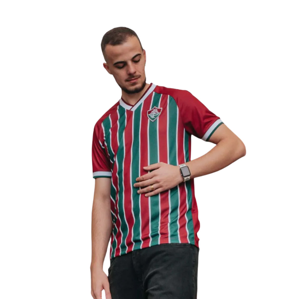 Camisa Fluminense Natural Grená · foto 2