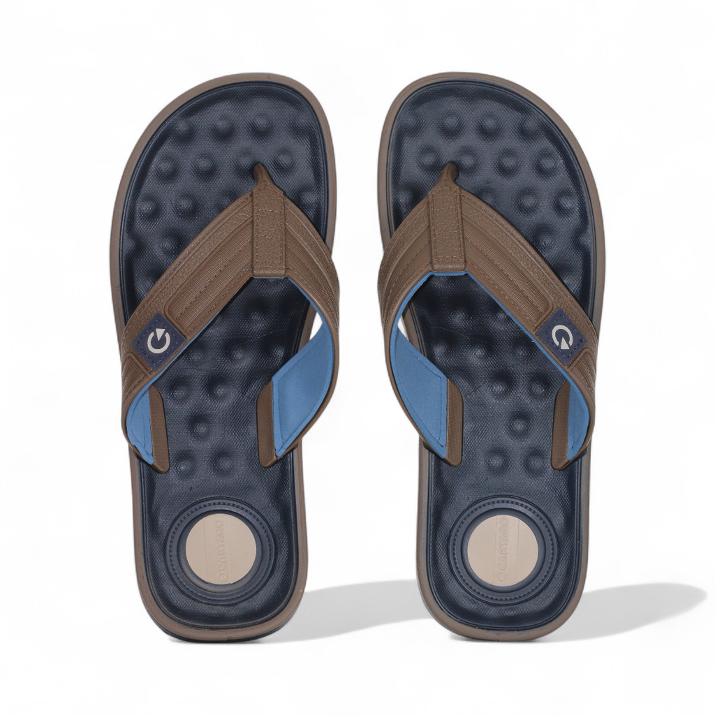 Chinelo Cartago Alabama Azul e Marrom - Masculino