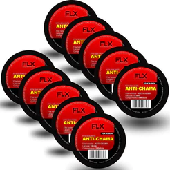 Kit 10 Fita Isolante 5 Metros Antichama Preta Profissional Preto Lisa.