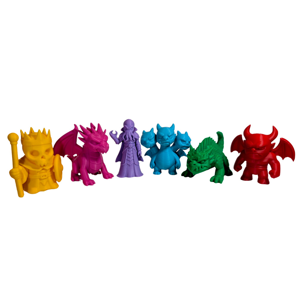 Peão Pino para Board Game DUNGEON MONSTROS Tabuleiro Resistente Rpg Arcane Wizard Mago Trator Animais Dragao