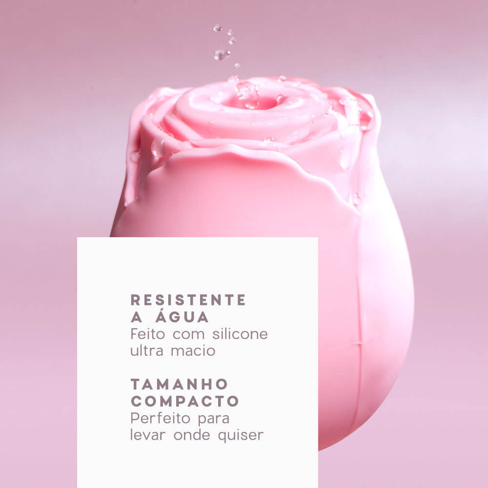 Detalhes do Sugador Rosa - Flutua Rose