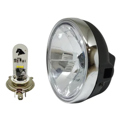 Farol Completo Yamaha Ybr 125 Factor 2009 A 2016 Lâmpada Cavalinho Led