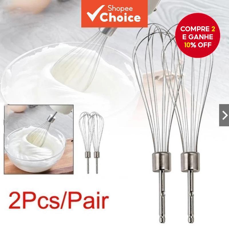 Misturador Recarregável De Aço Inoxidável Batedor Elétrico Cabeça De Substituição-Haste Batedora De Ovos De Cozinha Domé