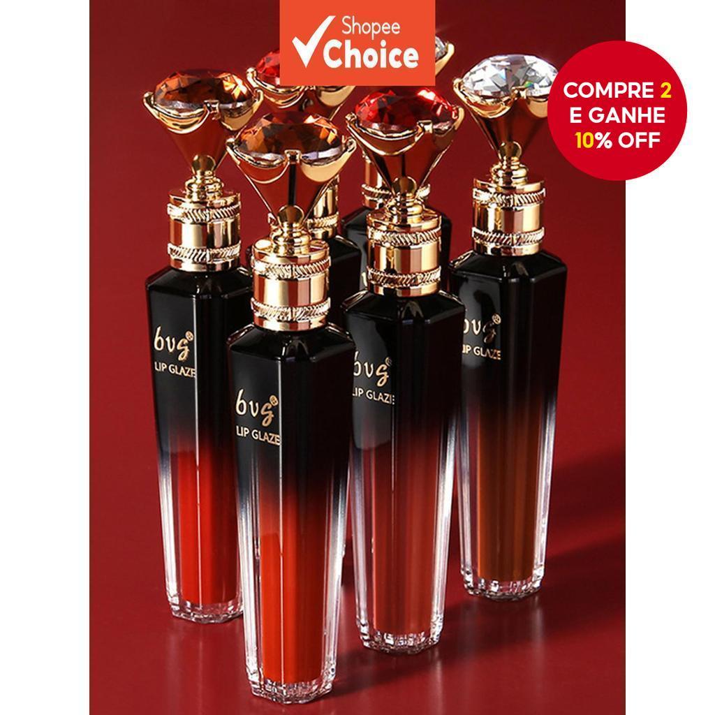 Batom Com Brilho Labial De Seis Cores , Hidratante De Longo Prazo À Prova D'água , Não É Fácil De Descolorir , 1 Peça em Oferta na Shopee