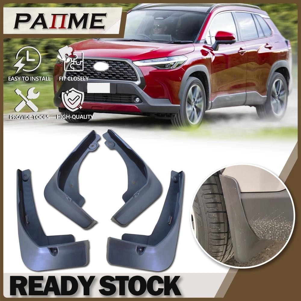 ReadyStock Carro MudFlap Para Toyota Frontlander/Corolla Cross 2020-ON 4 Pçs/Set Moldado Respingo Dianteiro Traseiro Par