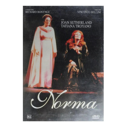 Dvd Ópera Norma - Lacrado - Richard Bonynge Vicenzo Bellini
