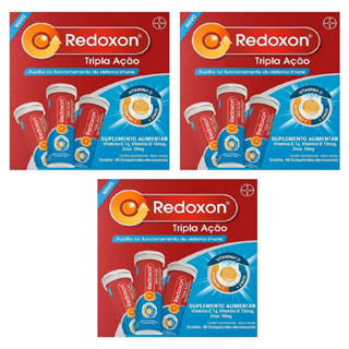 Vitamina C D e Zinco Tripla Ação C/90 Efervescentes Redoxon em Oferta na Shopee