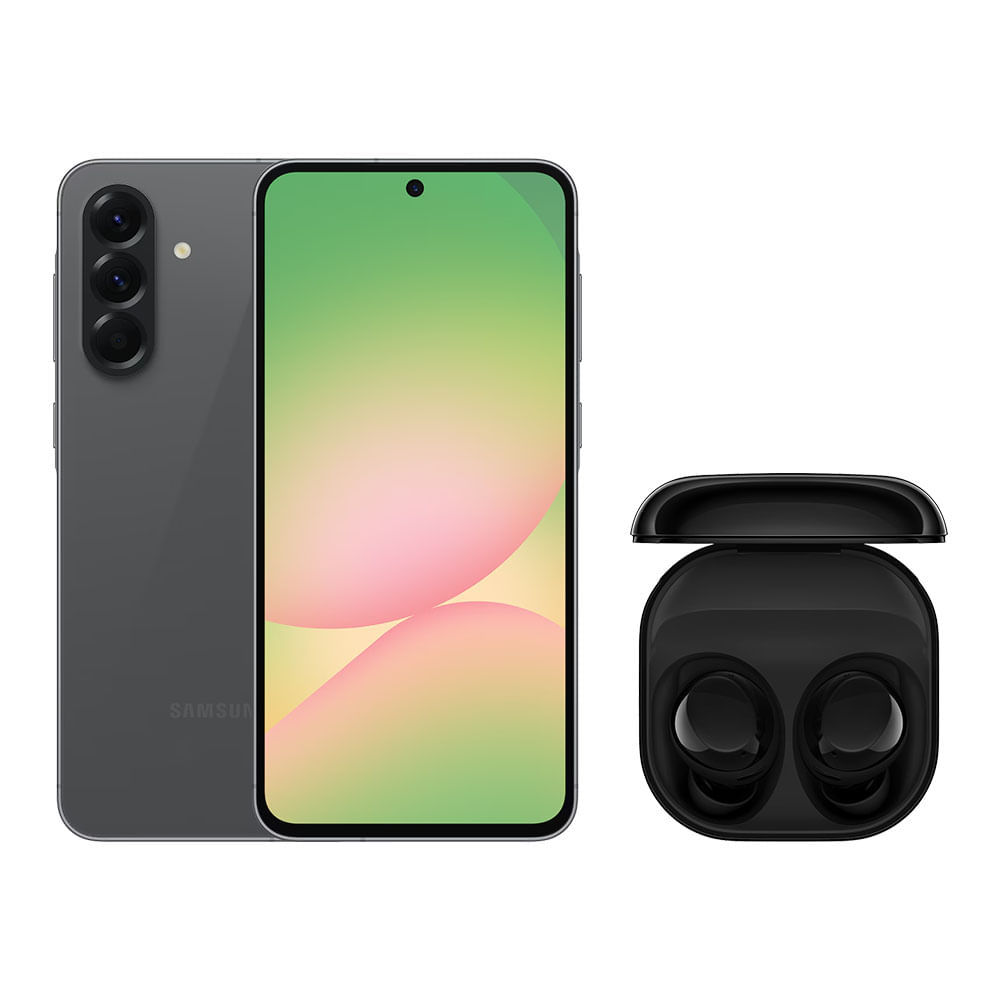 A56 5G (256GB) - Preto + Buds Core - Preto em Oferta na Shopee