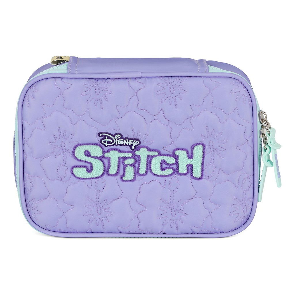 Estojo Escolar Box Stitch Roxo Luxcel