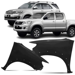 Par/Un Paralama Dianteiro Hilux 2012 2013 2014 2015 Furo Moldura