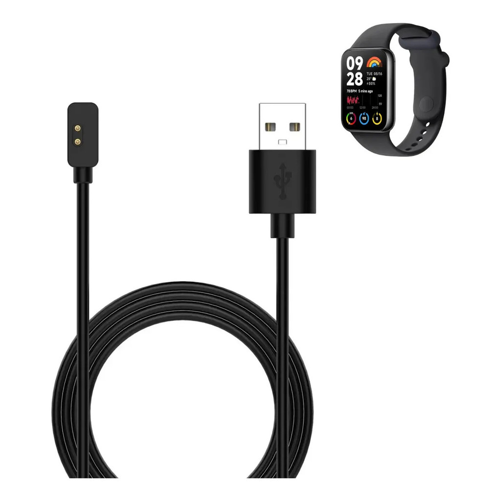 Carregador Magnético Para Smartwatch Mi Band 8 Pro Cabo Usb