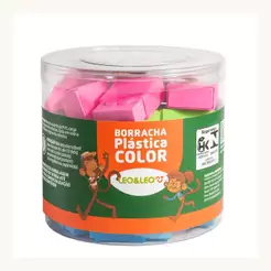 Borracha Plástica Color (Pote c/ 24 unidades) Leo&Leo Leonora - 4680