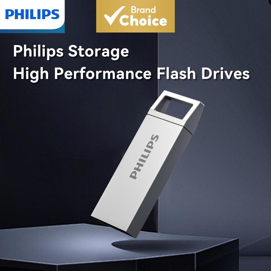 PHILIPS Pen Drive USB 2.0 8GB 16GB 32GB 64GB Ultra-Compacto Armazenamento de Dados Portátil para PC e Laptop