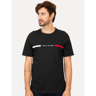 Camiseta Tommy Hilfiger Masculina Chest Insert Logo Preta em Oferta na Shopee
