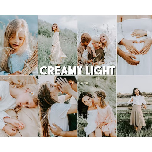 15 Lightroom Preset Creamy Light Filtro Natural Brilhante