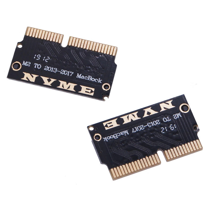 Adaptador M2 para NVMe PCIe M.2 para NGFF para SSD para Laptop Apple Macbook Air Pro 2013 2014 2015 A1465 A1466 A1502 A1