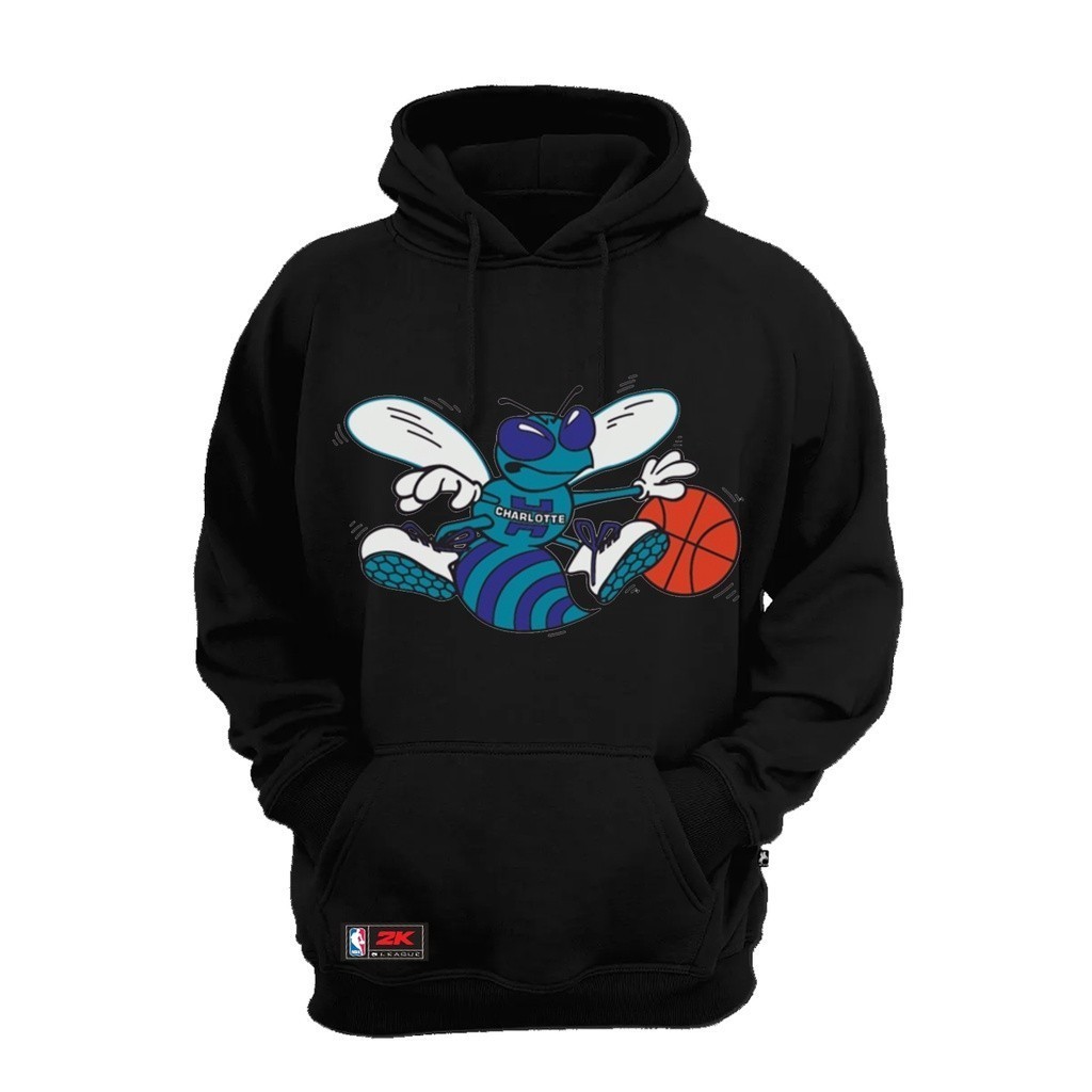 Blusa de frio moletom canguru masculino e feminino NBA lançamento