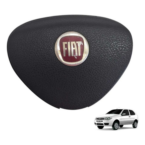 Tampa Botao Acionador Buzina Fiat Palio Siena Uno 2001/2011 Preto