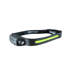 Lanterna de Cabeça LED Headlamp Recarregável USB-C 2400mAh IP44 Sensor Movimento Shocklight 4 Modos
