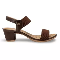 Sandália Usaflex Feminina com Elástico Salto Bloco UD28005