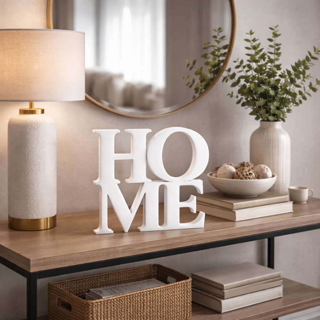 Enfeite Decorativo de Mesa Home para Aparadores e Escritórios com Estilo Contemporâneo
