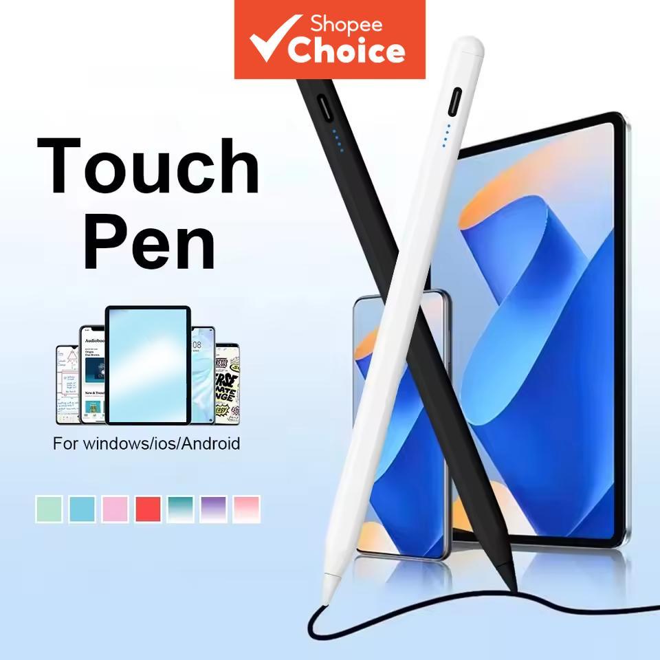 Caneta Stylus Magnética Universal com Tela Sensível ao Toque, Portátil, Acessórios para Tablet com Estojo e Pontas de
