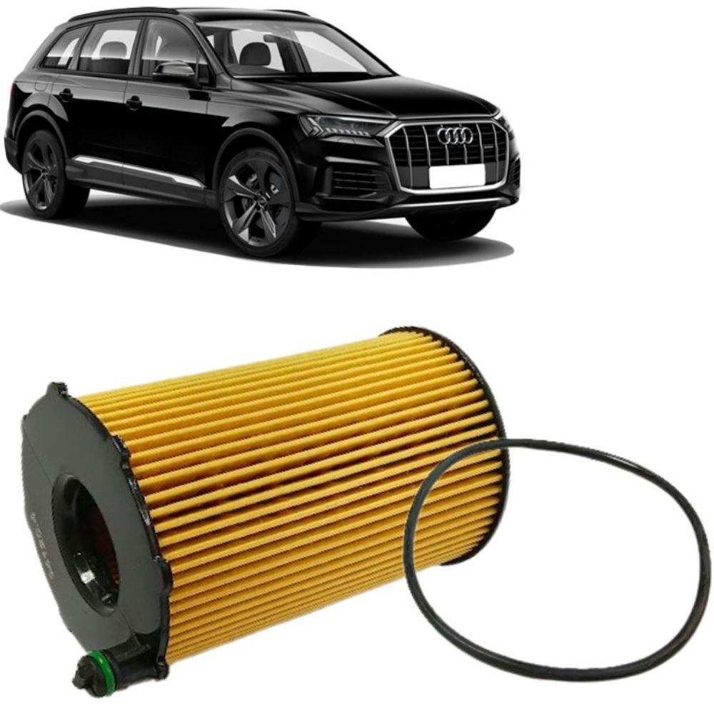 Filtro De Óleo Motor 3.0 V6 Diesel Audi A4 2007 À 2016 A5 2009 À 2017 A6 2010 À 2018 A7 2010 À 2018 Q7 2006 À 2015