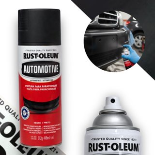 Tinta Spray Para Para-choque Bumper Preto Fosco Rust Oleum em Oferta na Shopee