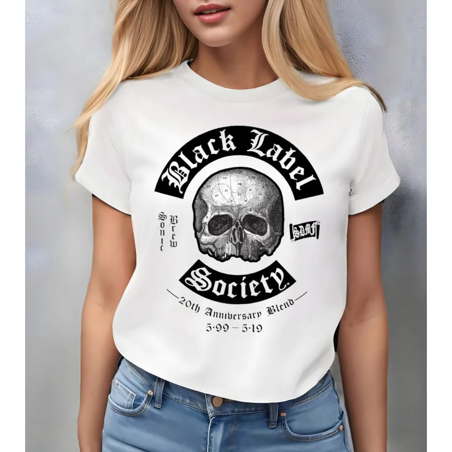 Camiseta Baby Look Feminina Banda Black Label Society Model3