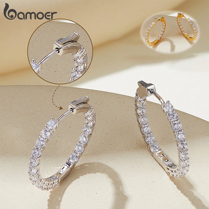 Brincos Bamoer 1 Par Big Ear Studs Moda Jóias Presentes Para Meninas