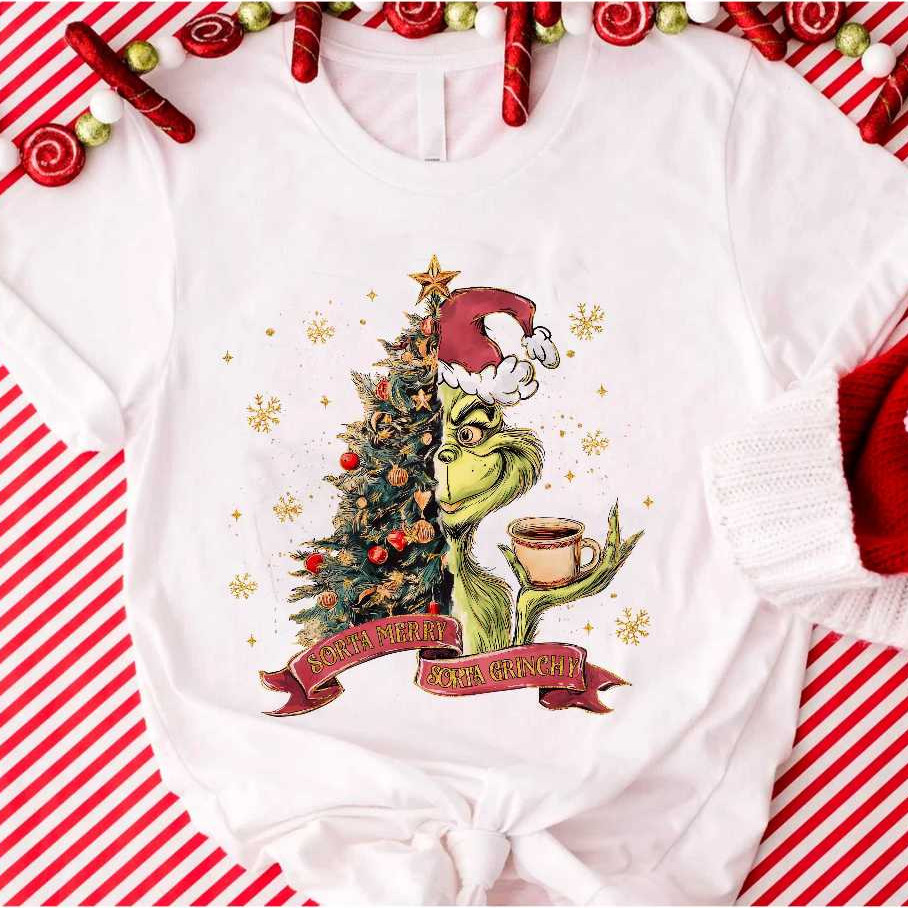Camiseta Premium estampada unissex personagem Grinch Arvore de Natal - Presente divertido - Não vou e pronto