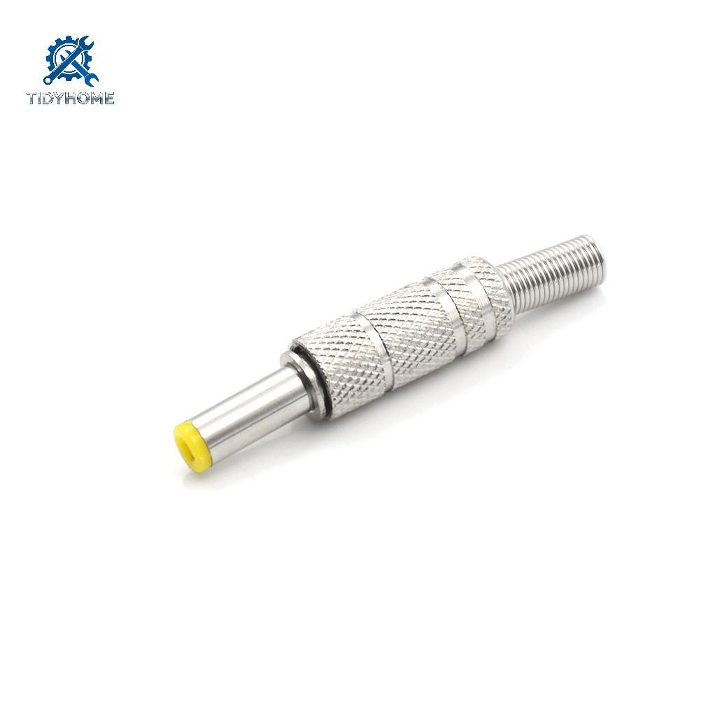 FFBR Novo 1pcs Metal 5.5x2.1mm DC Power Macho Plug Ja Adaptador Conector Quente