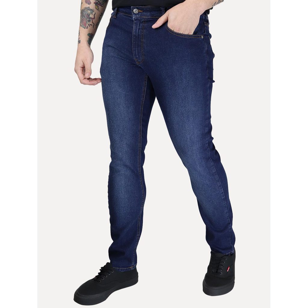 Calça Tommy Jeans Masculina Slim Scanton Washed Lav Azul