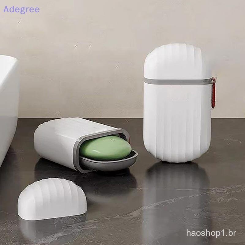 Adegree 1Pc Saboneteiras Portáteis Caixa De Armazenamento Selada À Prova D'água Viagem Casa Banheiro Sabão Ao Ar Livre B
