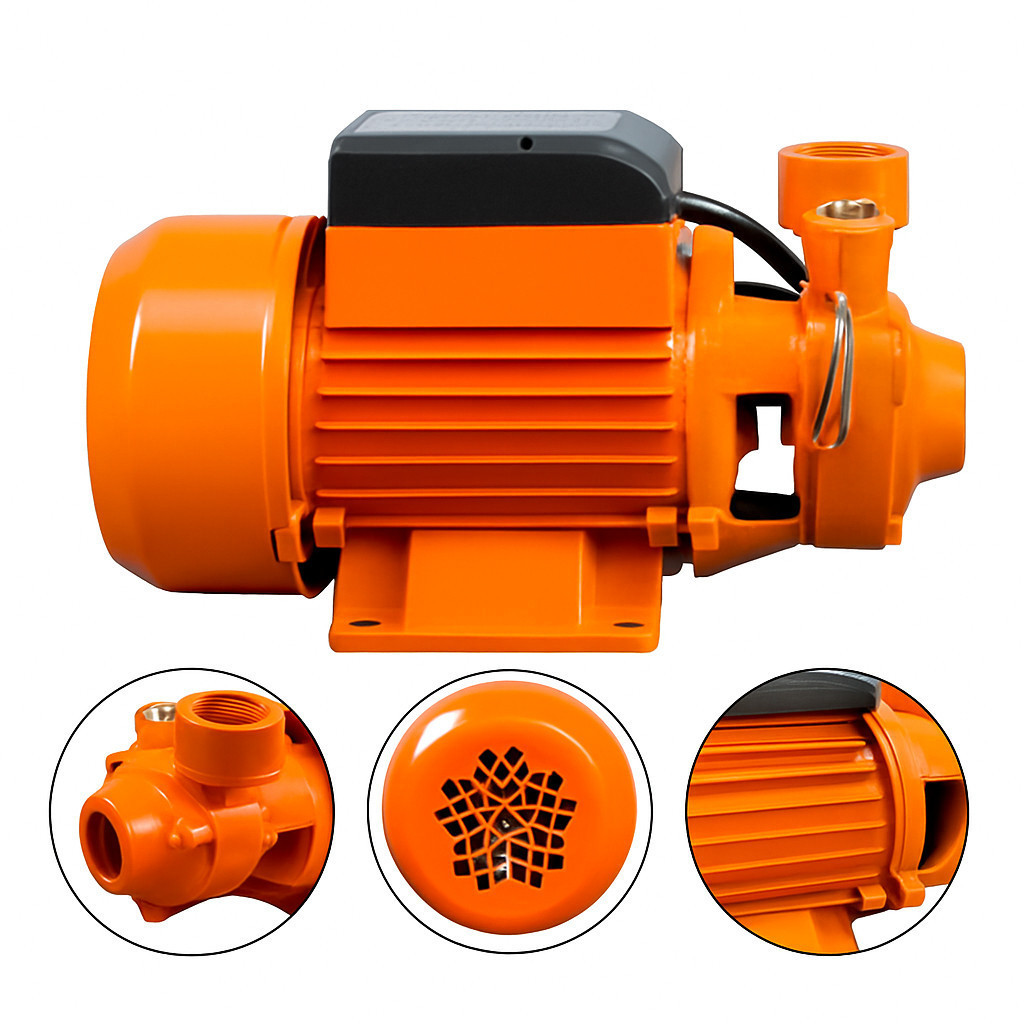 Bomba D’Água Periférica Silenciosa 1/2HP 33L/Min Pressão Constante e Alta Durabilidade 110v OU 22V tbp500