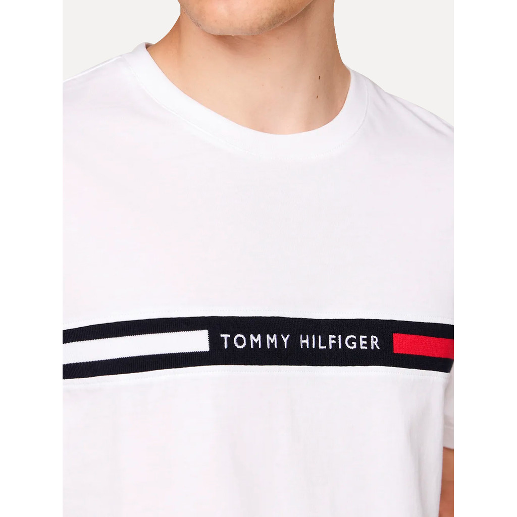 Kit Camisetas Tommy Hilfiger Original | Chest Insert Logo Azul Marinho/Branca/Preta 3UN · foto 2