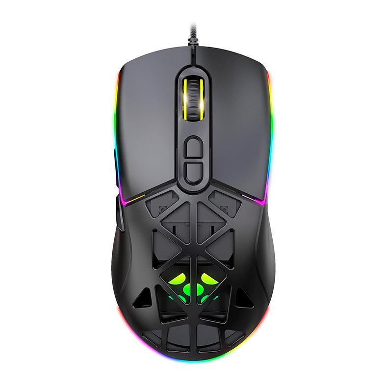 Mouse Gamer Fortrek Striker, RGB, 12800PI, 7 Botoes, Preto, 85978