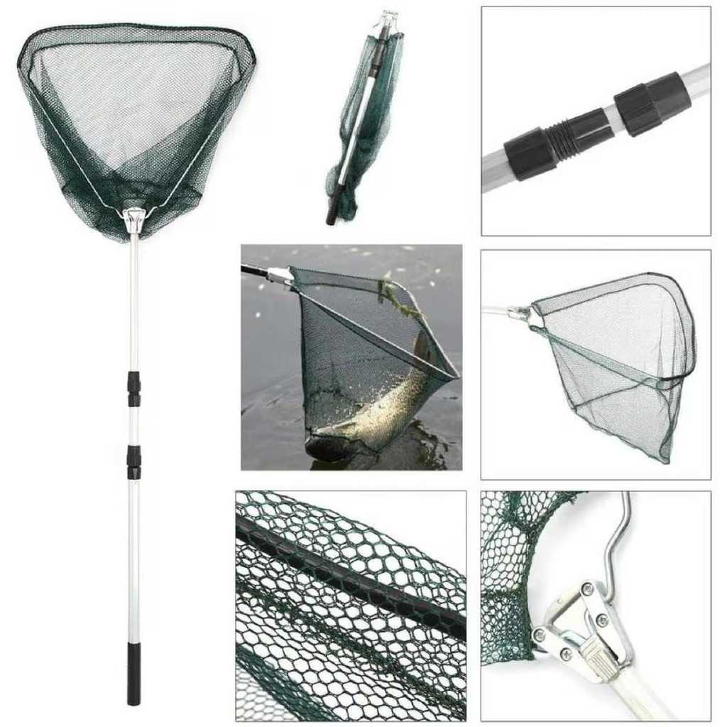 Passaguá Para Pesca em Alumínio Retrátil e Dobrável 1,75m – Leve, Resistente e Fácil de Transportar